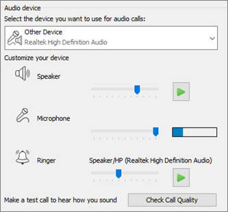 turn on your speaker for skype on a mac